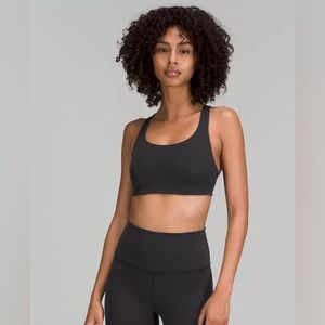 NWT lululemon Wunder train bra size 10 black